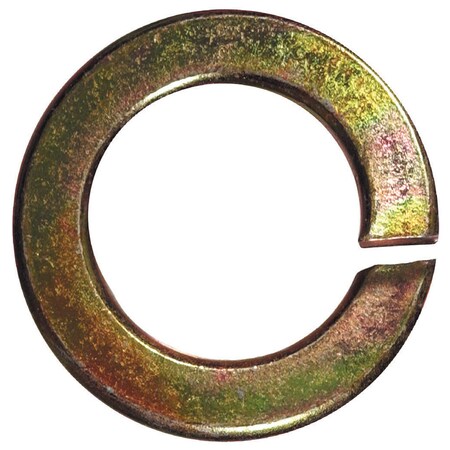 Hillman Split Lock Washer, Steel, Zinc Yellow Finish 300318